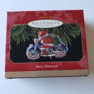 NWT - 1999 Merry Motorcycle - Hallmark Keepsake Ornament